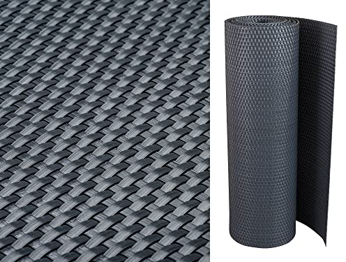 Prime Garden® TechMatte insyn/vindskydd för balkong/terrass – balkongskydd balkongbeklädnad – UV-resistent väderbeständig (90 x 300 cm, antracit)
