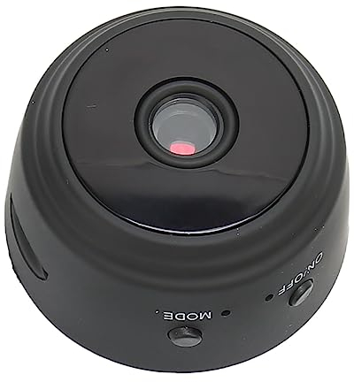 Mini Caméra WiFi 1080P Nocturne Rechargeable Rotation à 360° Petite Caméra Vidéo pour Bureau à Domicile