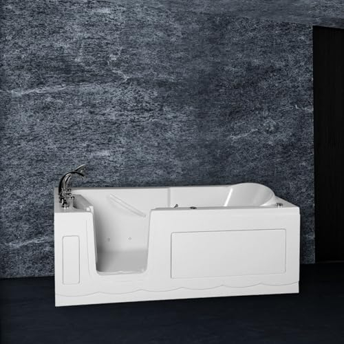 Luxus Tür Seniorenbadewanne F1 Whirlpool Acryl Senioren Badewanne 170x75cm Modell 2024
