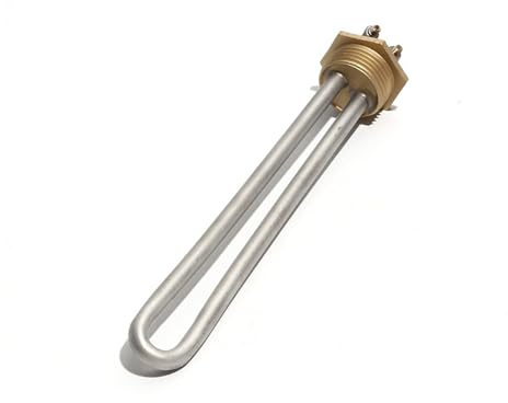 nmbhus Réchauffeur DN25/32mm, Élément Chauffant Électrique 1.0 pour Chauffe-Eau/Distributeur d'eau, Radiateurs, 700W/1000W/1500W (Size : D, Color : 1KW150L DN25 201SS)