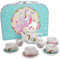 GICO Juego de té para niños con diseño de unicornio, vajilla de porcelana, 13 piezas, CH12102