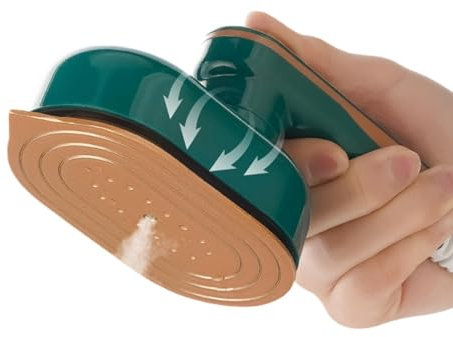 Petit fer à vapeur portable – Défroisseur portable | Machine à repasser les vêtements à main, cuiseur vapeur pour le repassage sec et humide, pour l'université, le dortoir, la maison, la lessive