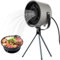 Mini Portable Cooker Hood, Portable Extractor Hood with Tripod Type, Mini Cooker Hood with 3 Speeds, Desktop Range Hood, Kitchen Extractor Fan for Camping, Grill, Travel (Dark Grey)