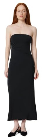 Amazon Essentials Mujer Vestido Largo sin Tirantes de Punto Mate Ajustado