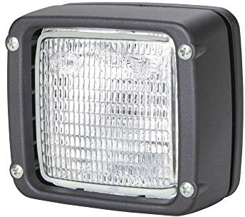 HELLA 1GA 007 506-111 Halogen-Worklight - Ultra Beam - 12/24V - Fitting/Screw Connection - Four-point mounting - Short distance lighting - Plug: AMP