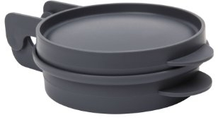 Dexam 2-Piece Stuffed Burger Press, Grey