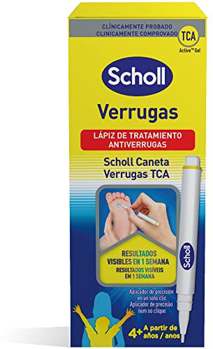 Dr. Scholl's Lapiz de Tratamiento Verrugas - Resultados visibles en una semana - Aplicador de precision - Clinicamente probado - TCA Active Gel