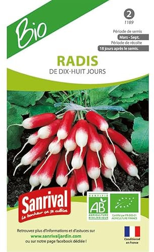 Graines Radis de 18 Jours bio