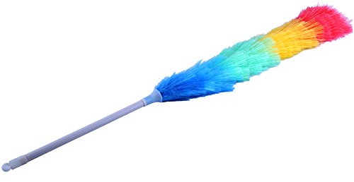 Plumero mágico suave plumero de limpieza colorido para el hogar productos antideslizantes antiestático con mango largo nuevo