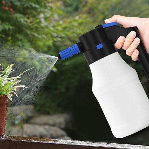 Elektrischer Auto Schaumsprüher, 1,5L USB Batteriebetriebener Schaumsprüher, Drucksprüher zur Autoreinigung zur Auto Gartenpflanzen (1,5L)