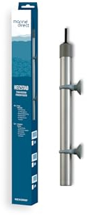Marine Direct – Titanheizstab 300W für Süß- & Meerwasser-Aquarien – Aquarium Heizung mit Saugnäpfen – Heizstab absolut unzerbrechlich & sicher im Betrieb – Made in Germany