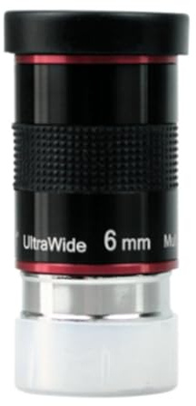 NJTHNTJR Oculaire de télescope UW6MM ultra grand angle 68° 3,2 cm pour télescope astronomique