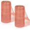 Kupferband Gegen Schnecken, 2 Rollen Kupfergeflecht für Schneckenabwehr 12.7cm x 6m, Schneckenschutz, Schneckenzaun Kupfernetz, Kupfergitterrolle, Verschlüsseltes Kupferband für Mäuse Insekt Vögel