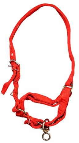 MotiveTech Horse Rope Training Halter, Riding Training Equipment, Multifunctional Gifts, Accessories, Leash Muzzle for Livestock for Ranch, L