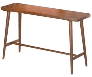 Bartabeller Enkelt barbord for hemmet Rektangulära höga bänkbord med robusta ben for kök och matsal, vardagsrum Bar Bordets Högbord(Medium)