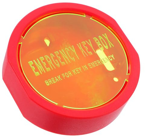 SHINEOFI Cassetta di Sicurezza Portatile Serratura di Emergenza per Porte e Finestre Armadietto Portachiavi in Plastica Resistente Montato a Parete Custodia per Chiavi e Tessere per