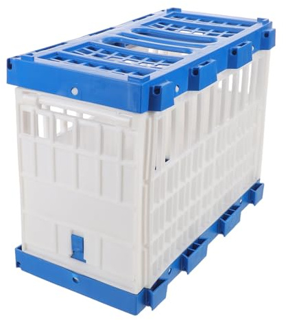 Abaodam Caja para Aves Mensajeras de Plástico Apertura Lateral 32X165X245 CM Transportín Ligero y Ventilado para Entrenamiento Exhibición y Transporte Seguro en Casa y Competición