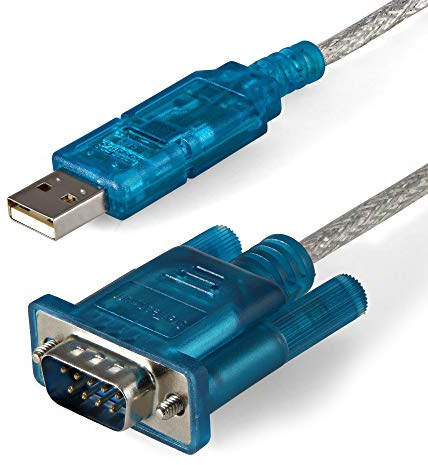 StarTech.com 3ft (91cm) 1-Port USB to RS232 DB9 Serial Adapter Cable, USB to Serial Adapter Cable - M/M