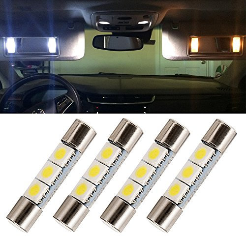 NSLUMO 4 lampadine a LED 5050 3SMD ricambio per 3056 3057 TS-14V1CP 6000K 28mm 29mm 30mm 31mm