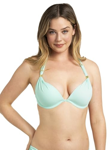 Smart & Sexy Swim Secret Halterneck-bikinitop med mega push-up-effekt, 85C