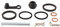 All Balls Bremssattel-Umbau-Kit (18-3258) Ersatz für KTM Adventure 1190 2014-2016, Supermoto 990 2010 2011, Supermoto 950 2005 2006 2007 2008, Super Adventure S 1290 2018
