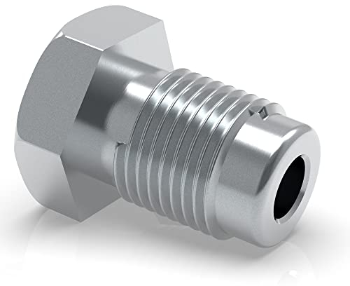 20x Verschraubung M10 x 1 für Bremsleitung 4,75 mm Bördel F Typ A Profi Verbinder DIN/ISO 1651 konform