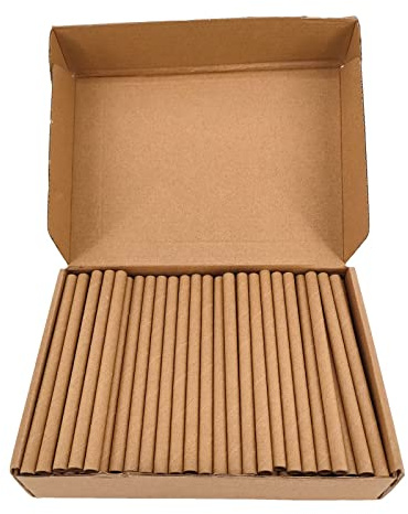 AukBeeFun Mason Bee House Cardboard Tubes,120 Pack Mason Bee Nesting Paper Tubes for Outdoor Beekeepers, Replacement Nesting Tube Refill Inserts