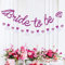 Juivesia Rose Red Bride To Be Bachelorette Party Banner Glitter Hen Party Decorations Engagement Hanging Sign Bridal Shower Wedding Supplies