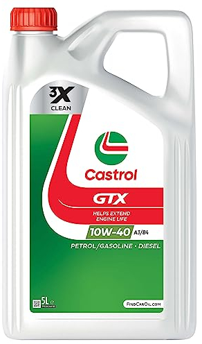Castrol GTX 10W-40 A3/B4 Aceite de Motor 5L