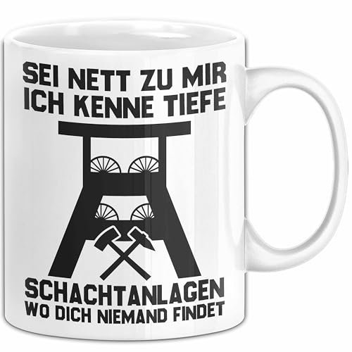 Ruhrpott Tasse Geschenk Zechen Lustiges Geschenk Für Männer (Weiß)