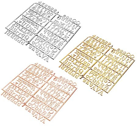 ROMISBABA 3stücke Buchstabentafel Aus Kunststoff Mit Zahlen Und Symbolen Für Filz Nachrichtentafel Sicher Und Langlebig Für Zuhause Büro Und Geschäft