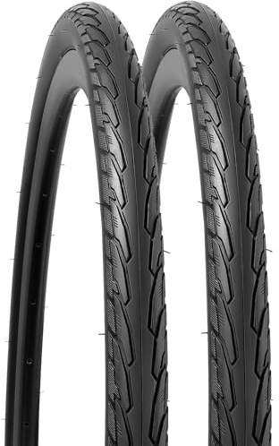 YUNSCM 2-PCS 29 Pouces Route Vélo pneus 29x1.75/47-622 Compatible with 29x1.75 29X1.75 Vélo Bike pneus (Y-1279)