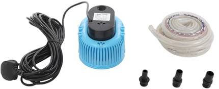 Pool Cover Pump with 659.9 GPH Flow and 10.5ft Lift Height for Ponds, Swimming Pools, Fountains - Efficient Water Drainage Tool with IPX8 Protection and Long Hose