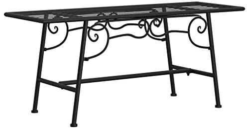 XHNIFBN Panchina per albero da 110 cm, colore nero, in acciaio con seduta spaziosa, design moderno e struttura in metallo resistente alle intemperie, facile da montare, per giardino, terrazza, balcone