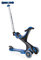 GLOBBER GO-UP Comfort – 3 in 1 Dreirad, Laufrad und Scooter, 120/80 mm, ABEC 5, 3-rädrig, höhenverstellbar, dunkelblau