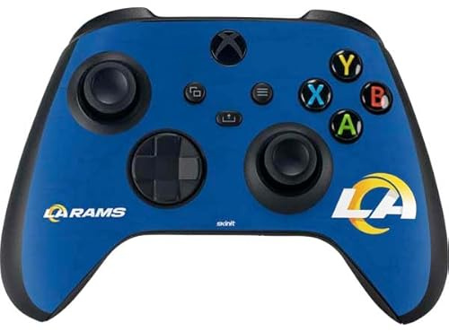 Skinit Decal Gaming Skin Compatible with Xbox Series X Controller - Officially Licensed NFL Los Angeles Rams Distressed Design