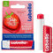LABELLO Strawberry Shine (1 x 5,5 ml), Baume à lèvres enrichi en huiles naturelles et vitamines C & E, Soin des lèvres Hydratation longue durée pendant 24H