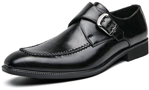 Generic Herrskydd Skor Slip på läder Brogues Moccasion Spänne Sko Icke-slip Business Office Formella skor