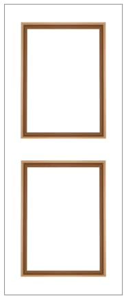 Nordlinger Pro 790521 Kit moulures de Porte, Marron