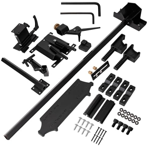 LesNau Pro Grind Sharpening System for 8 Inch Grinders to Sharpen Lathe Turning Tools, Chisels, Skews, Bowl Spindle Gouges •Includes Setup Blocks and Quad Jig
