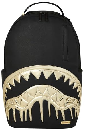 SPRAYGROUND Uomo Zaino Gold & Dangerous Da 20 Litri, Black, One Size