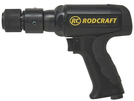 Rodcraft RC5185 Druckluft Meißelhammer, Hex 11 mm, vibrationsgedämpft, 9 J Schlagkraft, 3000 Schläge/Minute, 1,7 kg Gewicht, für 11 mm Meißel