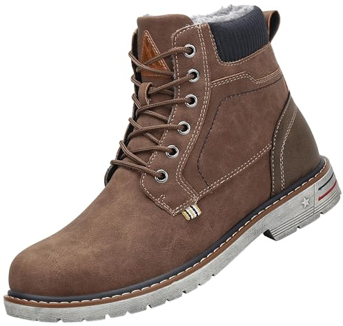 Mishansha Zapatos de Invierno Fur Forradas Botas de Nieve Braun 40 EU