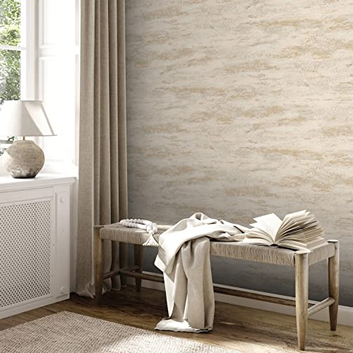 A.S. Création Tapete Putzoptik Beige Terra 390414 - Vliestapete Steinwand - 10,05 m x 0,53 m Made in Germany