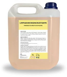 Limpiador Desincrustante para Piscinas – Limpieza Total Profesional | Elimina Suciedad Incrustada, Óxido y Cal | Ideal para Piscinas de Obra, Gresite y Azulejo