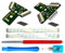 ElecGear 2X USB-C Ladeanschluss PCB Ersatz für PS4 Controller der 2. Gen, Upgrade DS4 von Micro-USB Eingangsanschluss auf USB-Typ-C-Anschlussadapter für JDS-040 und JDS-055