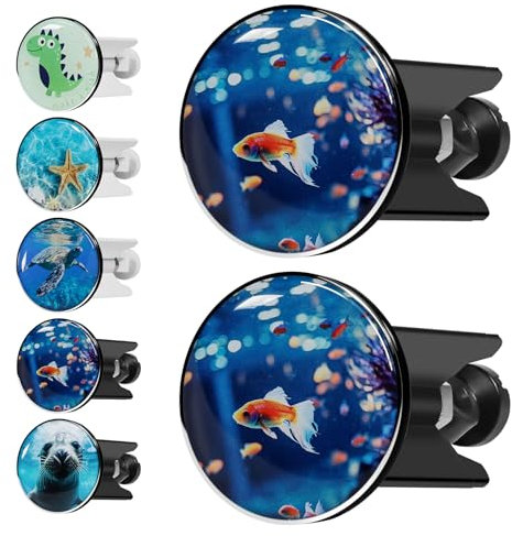 Kurkip Universal-Waschbeckenstöpsel, 2 Stück, Verstellbar, Schwarz, Gold, 40 mm