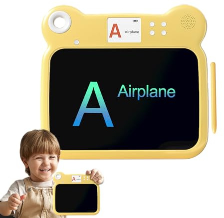 Pizarra Pantalla LCD - Tabla Educativa de Aprendizaje de 20 Centímetros | Tabla de Garabatos | Para aprendizaje, viajes, escuela, avión y
