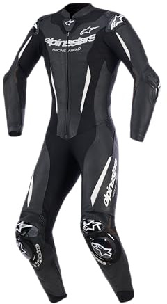 Alpinestars Stella GP-R7 Tuta in pelle da motociclista da donna in un pezzo, nero, 48