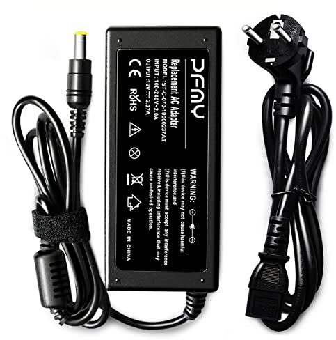 PFMY Bärbar Dator Laddare Nätaggregat Nätadapter för Toshiba Satellite C50 C50-B C50D C50T C55 C55D C55T, Toshiba Mini B200 NB305 Portege R835 R930 R935 Z830 Z835 Z930 Z935 PA3822E-1AC3 AC Adapter